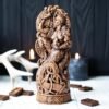 【Wood Sculpture】Loki, Norse pantheon, viking pagan asatru heathen god and goddess Scandinavian gods altar mythology