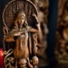 【Wood Sculpture】Frigg statue, Friga, Frigga, norse gods, wood carving altar heathen asatru viking god and goddes sculpture wooden scandinavian pantheon