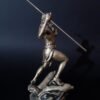 Wiccan Collection~Poseidon Greek Roman God Statue Handmade Bronze Alabaster Sculpure 18cm