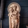 【Wood Sculpture】Demeter statue, figurine, Greek goddess of fertiliti , pagan goddess, wiccan, wicca, altar, witches, gaelic