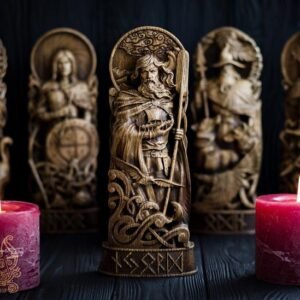 il_794xN.2969333727_7k8f 【Wood Sculpture】Njord statue Wood Sculpture, wood carving