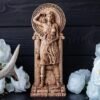 【Wood Sculpture】Artemis statue, Greek goddess figurine, pagan goddess, wiccan, wicca, altar, druid, witches, gaelic