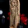 【Wood Sculpture】Hecate statue, Greek goddess, for pagan home altar kit, wicca statue, witches, Hecate key
