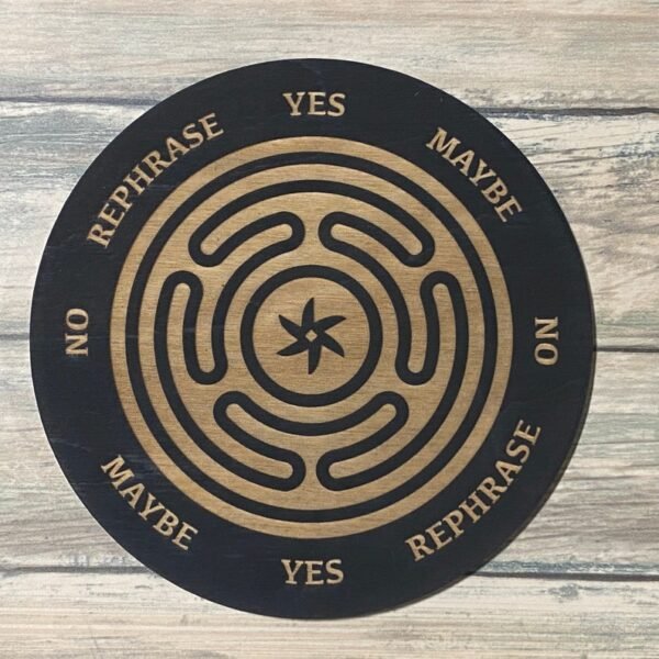 Crystal Grid~Strophalos Pendulum Board - Strophalos Divination Board - Altar Decoration