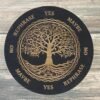 Crystal Grid~Tree of Life Pendulum Board - Tree of Life Divination Board - Celtic Pendulum Board - Altar Decoration