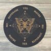 Crystal Grid~Moth Pendulum Board - Moth Divination Board - Altar Decoration