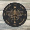 Crystal Grid~Dragonfly Pendulum Board - Dragonfly Divination Board - Altar Decoration