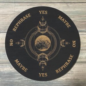 Crystal Grid~Triple Moon Pendulum Board - Triple Moon Divination Board - Altar Decoration