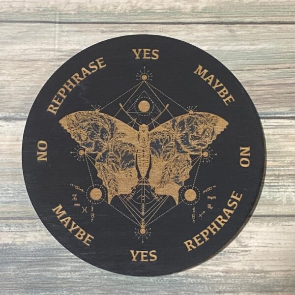 Crystal Grid~Butterfly Pendulum Board - Butterfly Divination Board - Altar Decoration