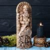 【Wood Sculpture】VELES, Slavic god statue, Slavic pantheon, pagan god, altar, cattle god, patron saint of the witchers and witches, wizard god