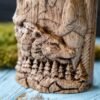 【Wood Sculpture】VELES, Slavic god statue, Slavic pantheon, pagan god, altar, cattle god, patron saint of the witchers and witches, wizard god