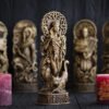 【Wood Sculpture】Freyja statue, Freya, Vanadís, norse gods, wood carving altar heathen asatru viking god and goddes sculpture wooden scandinavian pantheon