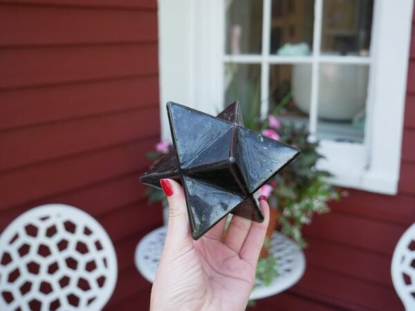 Home Decor~Shungite Large Merkaba - Crystal Merkaba