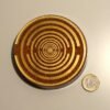 Orgone Energy~Orgone orgonite® coaster, drink charger, charging plate, water energizer, water optimizer, with 2 MWO by Lakhovsky, Golden Ratio Antenna