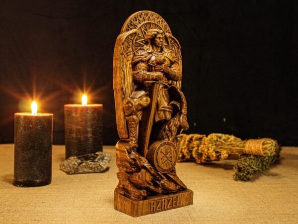 Azazel Statue, Fallen Angel Statue, Goetia Demon Statue, Ars Goetia, Demonology Figure, Goetia Demon Art, Occult Decor, Demon Altar Statue