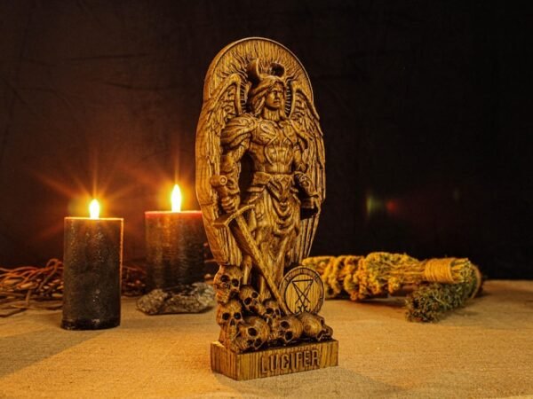 Lucifer Statue, Lucifer Fallen Angel Statue, Leviathan, Satanic Figure, Satan Statue, Occultism, Occult Figurine, Lucifer Morningstar