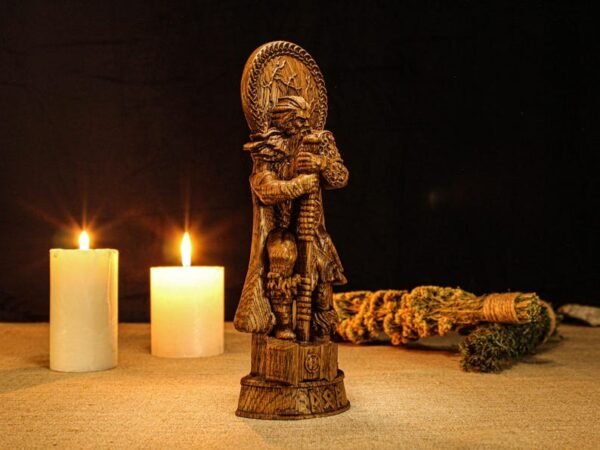 Thor Statue, Norse God Thor, Wooden Thor, Viking Statue, Norse Mythology, Asatru Altar, Norse God Figure, Pagan Home Decor, Pagan Altar