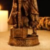 Thor Statue, Norse God Thor, Wooden Thor, Viking Statue, Norse Mythology, Asatru Altar, Norse God Figure, Pagan Home Decor, Pagan Altar