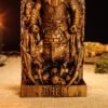 Wood Sculpture Collection-Bael King Statue, Bael Goetia Figure, Ars Goetia Statue, Demonology Figure, Goetia Demon Statue, Occult Statue, Wooden Demon Statue