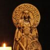 Freyja Statue, Freya Figure, Norse Goddess Statue, Viking Statue, Norse Pagan, Custom God Statue, Asatru, Norse Pagan Decor, Norse Figurine
