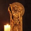 Artemis Statue, Greek Goddess Figurine, Greek Statue, Pagan Goddess, Wooden Artemis, Greek Mythology, Pagan Altar Statue, Pagan Statue