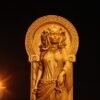 Medusa Statue, Medusa Gorgon Greek Goddess, Greek Mythology Goddess, Wooden Pagan Figurine, Occult Decor, Altar Statue, Custom Greek Statue