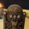 Black Hecate Statue, Black Greek Goddess Figure, Greek Goddess Hecate, Carved Greek figurine, Greek Mythology, Greek Altar, Pagan Gift