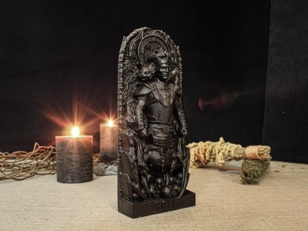 Black Bael King Statue, Bael King Goetia Figure, Goetia Demon Statue, Demonology Figure, Black demon Statue, Occult Statue, Satan Statue