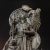 Black Odin statue, Black Allfather Figurine, Wotan, Carved Odin Idol, Norse Mythology Statue, Norse God Odin, Viking Altar, Pagan Altar