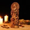 Wood Sculpture Collection-Eir Statue, Goddess of Healing, Eir Altar Figure, Viking Goddess Figurine, Heathen Altar, Norse Pagan Altar, Norse Gods, Viking Mythology