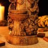 Wood Sculpture Collection-Eir Statue, Goddess of Healing, Eir Altar Figure, Viking Goddess Figurine, Heathen Altar, Norse Pagan Altar, Norse Gods, Viking Mythology