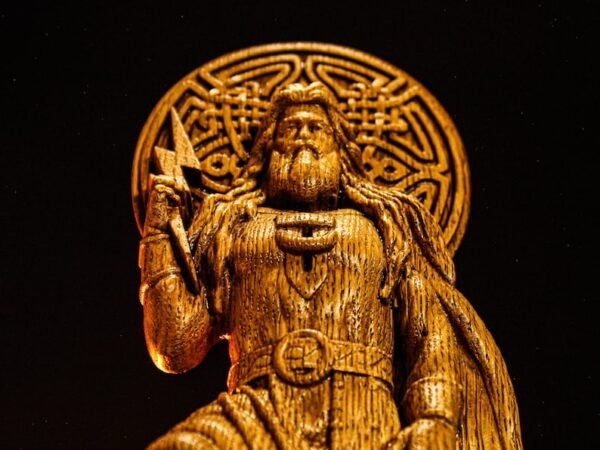 Taranis Statue, Celtic God Taranis, Celtic God of Thunder, Celtic God Statue, Celtic Figurine, Celtic Mythology, Pagan Statue, Celtic Altar