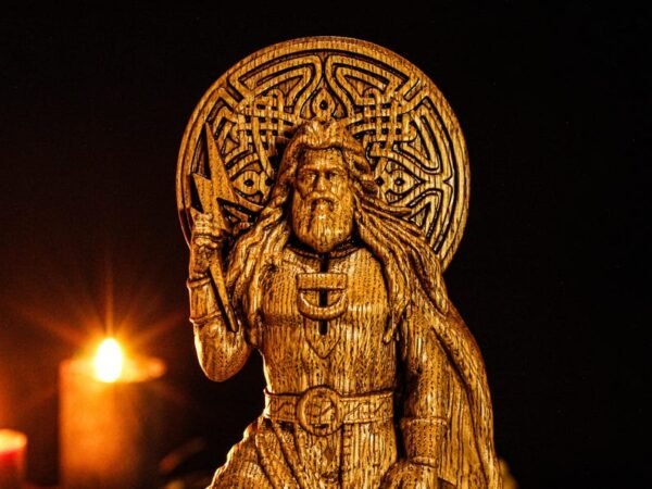 Taranis Statue, Celtic God Taranis, Celtic God of Thunder, Celtic God Statue, Celtic Figurine, Celtic Mythology, Pagan Statue, Celtic Altar