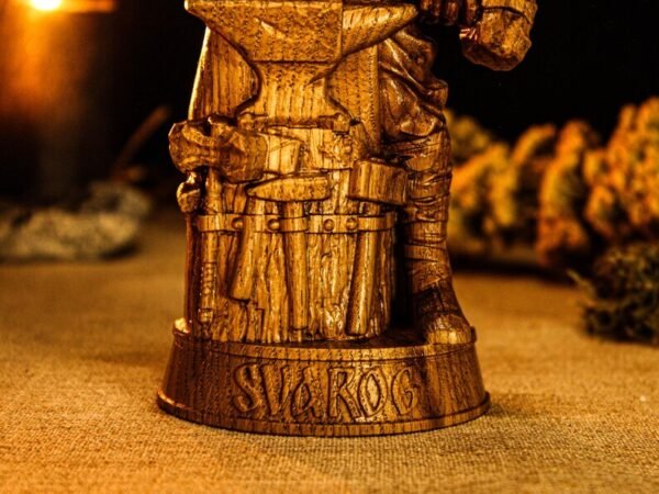 Svarog Statue, Slavic God Svarog, Slavic Statue, God of Fire, Slavic Gods, Slavic Mythology, Pagan Altar Decor, Altar Figurine, Paganism