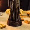 Black Morrigan Statue, Carved Morrigan Figurine, Celtic Goddess Figure, Goddess of the War, Wooden Morrigan Statue, Celtic Altar Figure