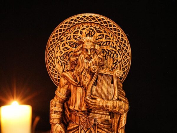 Dagda Statue, Celtic God Dagda, Dagda Altar Figure, Celtic God Statue, Irish God Figure, Celtic Mythology, Pagan Statue, Pagan Altar