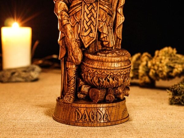 Dagda Statue, Celtic God Dagda, Dagda Altar Figure, Celtic God Statue, Irish God Figure, Celtic Mythology, Pagan Statue, Pagan Altar