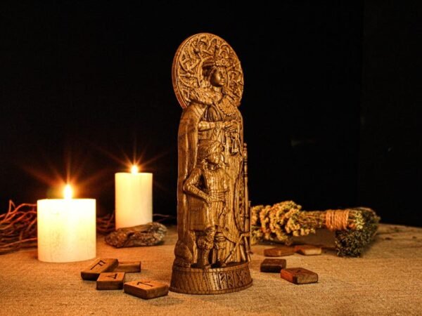 Frigg Statue, Frigg Goddess Statue, Norse Goddess Figure, Viking Statue, Norse Mythology, Norse Gods, Pagan Statue, Altar Figurine