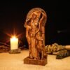 Wood Sculpture Collection-Diana Statue, Roman Goddess Diana, Diana Goddess Figure, Roman Goddess, Roman Mythology, Pagan Statue, Roman Pantheon, Custom God Statue