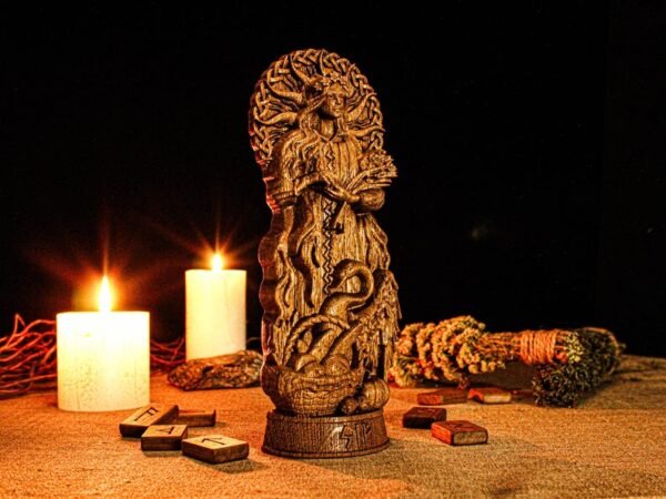 Sif Statue, Sif Figure, Sif Norse Goddess Statue, Viking Statue, Norse Pagan, Custom God Statue, Asatru, Norse Pagan Decor, Norse Figurine