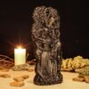 The Norns Black Statue, The Norns Figure, Viking Statue, Norse Figurine, Norse Mythology, Pagan Statue, Norse Altar, Nordic Home Decor