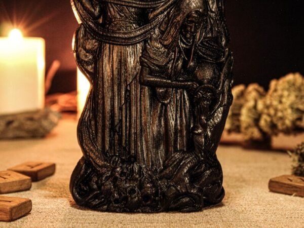 The Norns Black Statue, The Norns Figure, Viking Statue, Norse Figurine, Norse Mythology, Pagan Statue, Norse Altar, Nordic Home Decor