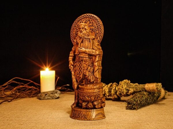 Dagda Statue, Celtic God Dagda, Dagda Altar Figure, Celtic God Statue, Irish God Figure, Celtic Mythology, Pagan Statue, Pagan Altar