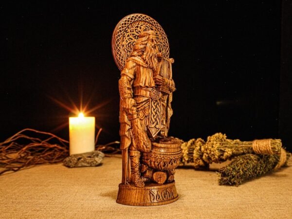 Dagda Statue, Celtic God Dagda, Dagda Altar Figure, Celtic God Statue, Irish God Figure, Celtic Mythology, Pagan Statue, Pagan Altar
