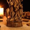 Wood Sculpture Collection-Skadi Statue, Skadi Norse Goddess Figure, Goddess of Hunting, Norse Figurine, Viking Statue, Altar Figure, Viking Gift, Norse Lover Gift