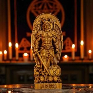 Lucifer Statue, Lucifer Fallen Angel Statue, Leviathan, Satanic Figure, Satan Statue, Occultism, Occult Figurine, Lucifer Morningstar