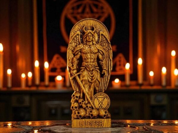 Lucifer Statue, Lucifer Fallen Angel Statue, Leviathan, Satanic Figure, Satan Statue, Occultism, Occult Figurine, Lucifer Morningstar