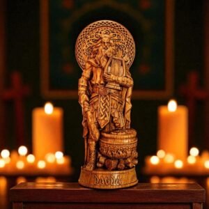 Dagda Statue, Celtic God Dagda, Dagda Altar Figure, Celtic God Statue, Irish God Figure, Celtic Mythology, Pagan Statue, Pagan Altar