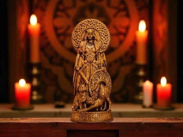 Freyja Statue, Freya Figure, Norse Goddess Statue, Viking Statue, Norse Pagan, Custom God Statue, Asatru, Norse Pagan Decor, Norse Figurine