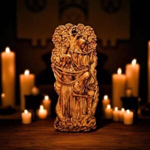 The Norns Statue, The Norns Figure, Altar Figurine, Viking Altar, Carved God Statue, Norse Mythology Statue. Viking Home Decor
